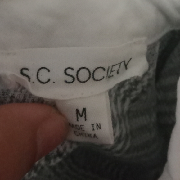 S.C.Society Women Blouse Size M Pre-Owned - Picture 10 of 11